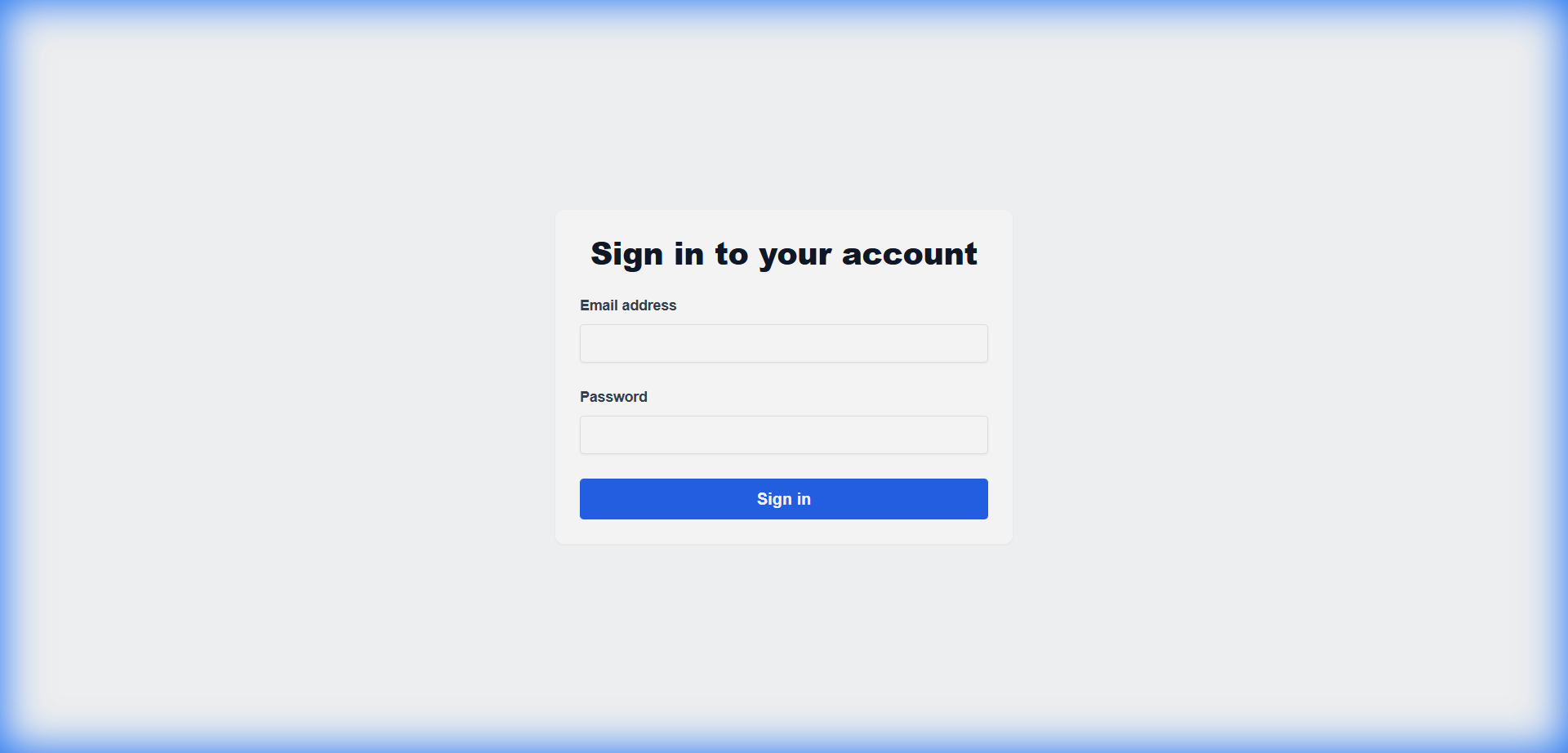 Login Page